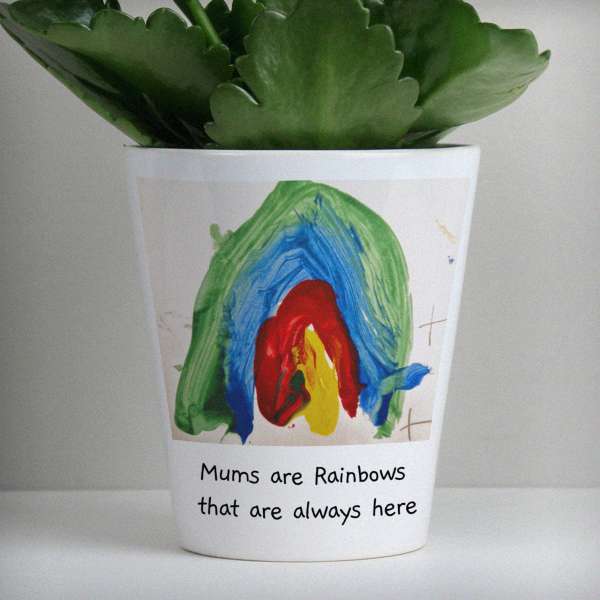 Modal Additional Images for Personalised Childrens Drawing Photo Upload Plant Pot