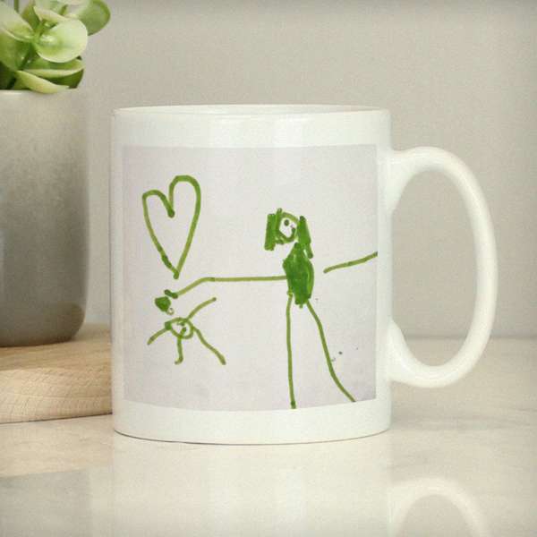 Modal Additional Images for Personalised Childrens Drawing Photo Upload Mug