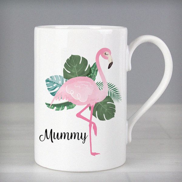 Modal Additional Images for Personalised Flamingo Slim Mug