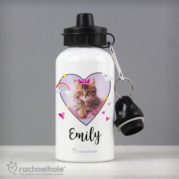 Modal Additional Images for Personalised Rachael Hale Cute Cat Drinks Bottle