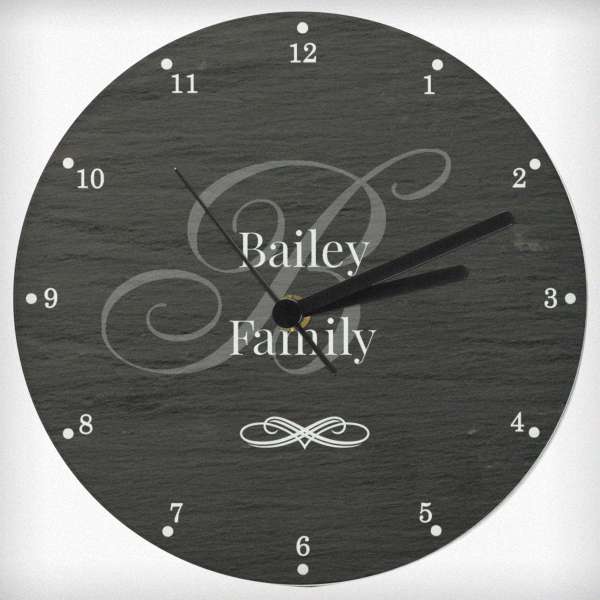Modal Additional Images for Personalised Family Glass Clock