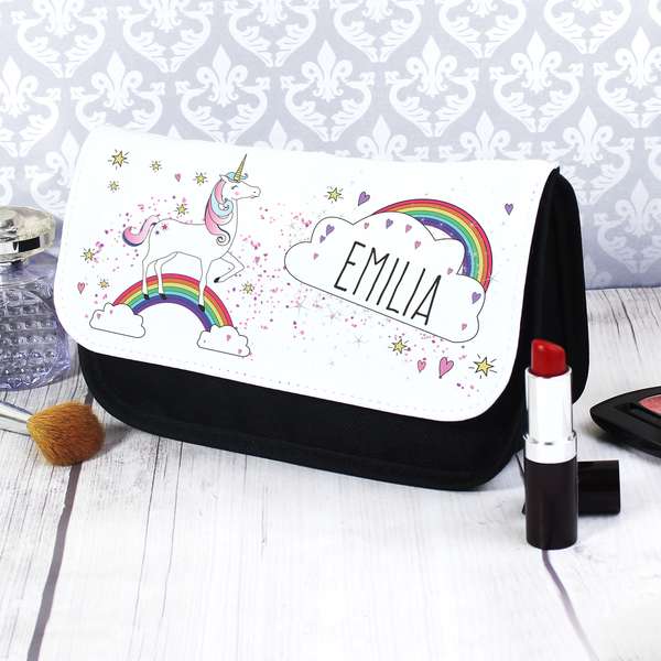 (image for) Personalised Unicorn Make Up Bag - Click Image to Close