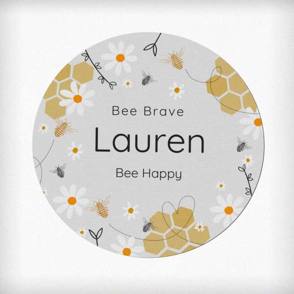 (image for) Personalised Bee Mouse Mat - Click Image to Close