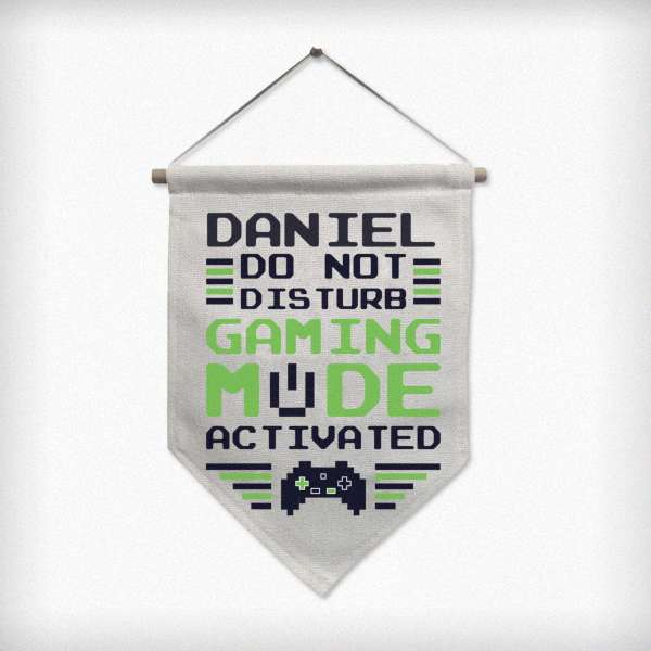 (image for) Personalised Gaming Mode Hanging Banner - Click Image to Close