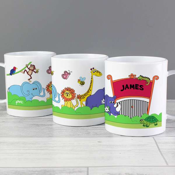 (image for) Personalised Zoo Plastic Cup - Click Image to Close