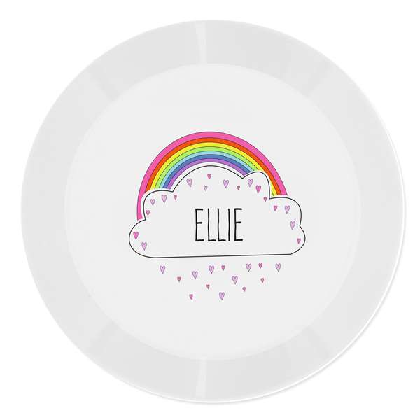 Modal Additional Images for Personalised Rainbow Plastic Plate