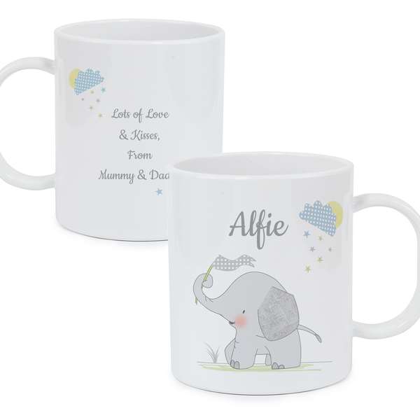 Modal Additional Images for Personalised Hessian Elephant Plastic Mug