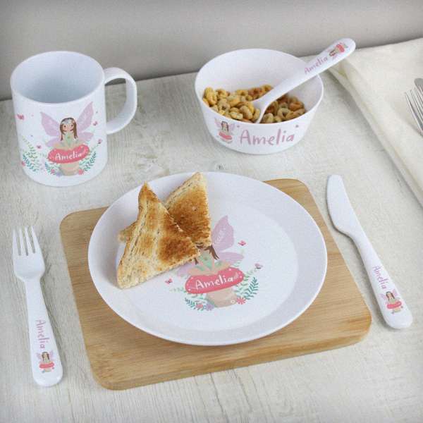 Modal Additional Images for Personalised Toadstool Fairy Plastic Plate