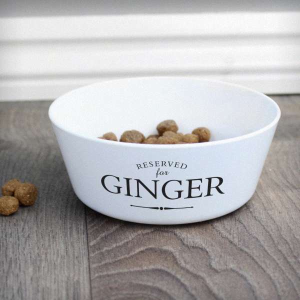 (image for) Personalised Reserved for Plastic Cat Bowl - Click Image to Close