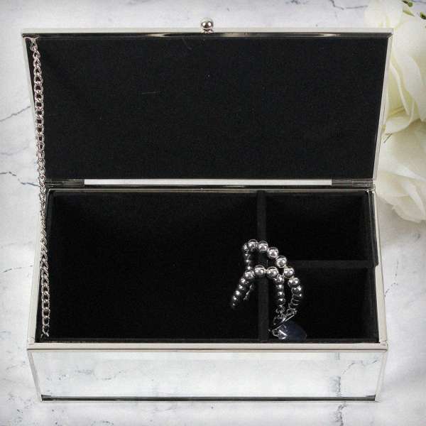 (image for) Personalised Botanical Mirrored Jewellery Box - Click Image to Close