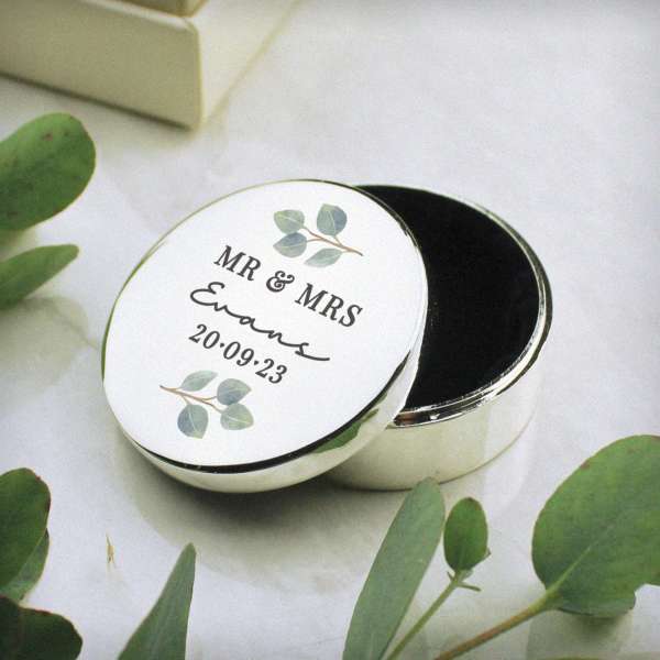 (image for) Personalised Botanical Ring Box - Click Image to Close