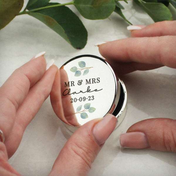 (image for) Personalised Botanical Ring Box - Click Image to Close