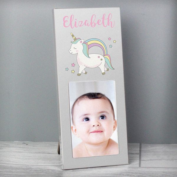 (image for) Personalised Baby Unicorn 2x3 Photo Frame - Click Image to Close