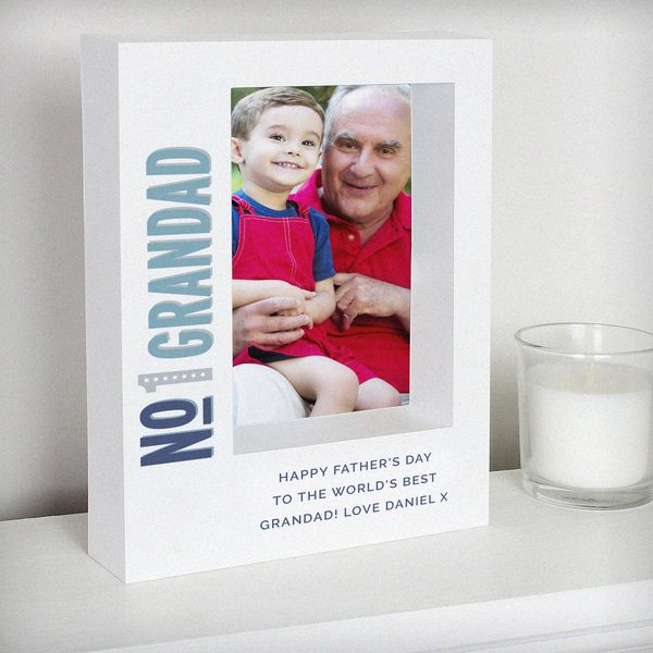 (image for) Personalised No.1 5x7 Box Photo Frame - Click Image to Close