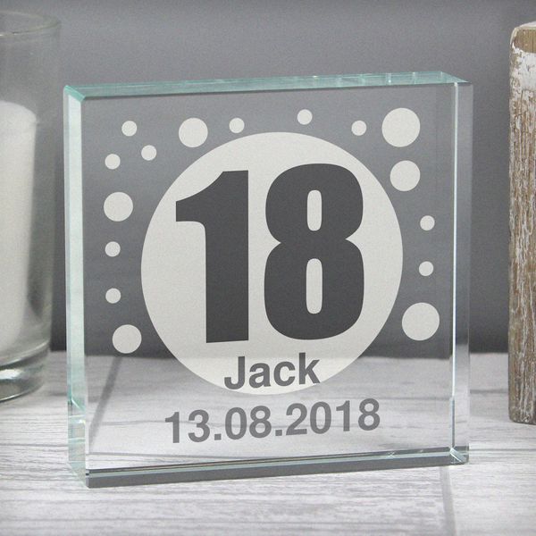 (image for) Personalised Spots Age Large Crystal Token - Click Image to Close
