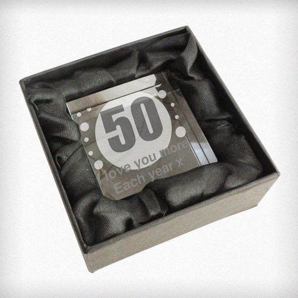 Modal Additional Images for Personalised Spots Age Large Crystal Token