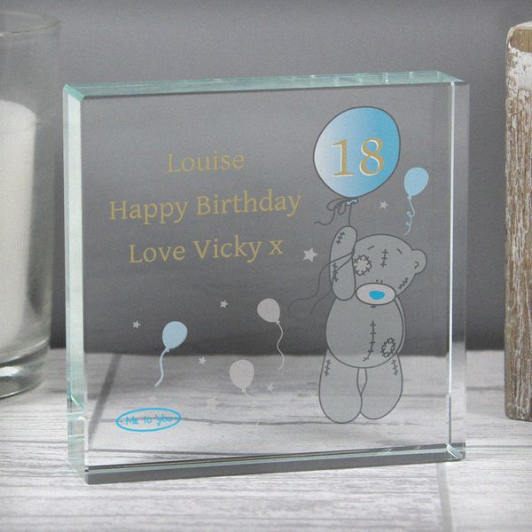 (image for) Personalised Me To You Balloon Large Crystal Token - Click Image to Close