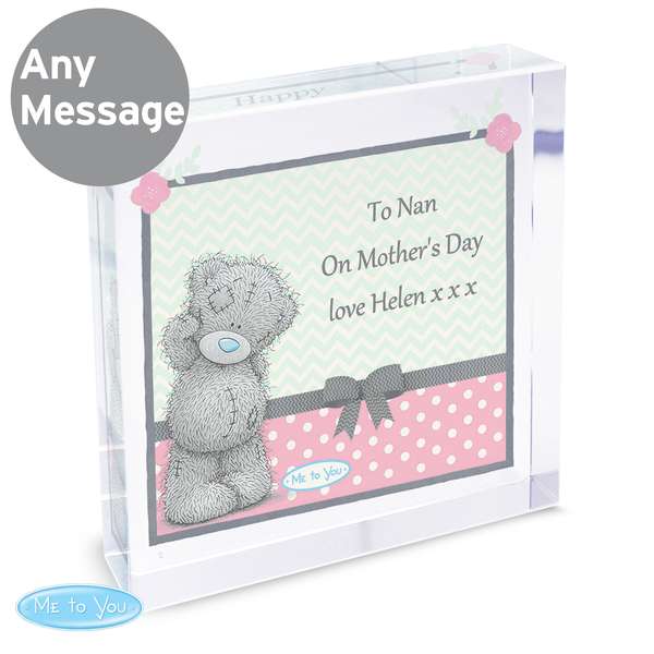 (image for) Personalised Me To You Pastel Belle Large Crystal Token - Click Image to Close