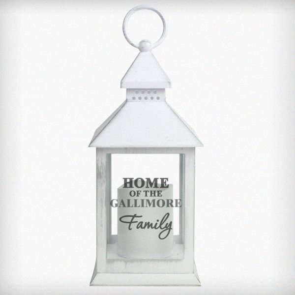 Modal Additional Images for Personalised The Family White Lantern