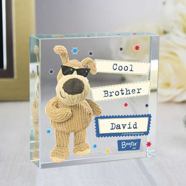 (image for) Personalised Boofle Stars Large Crystal Token - Click Image to Close