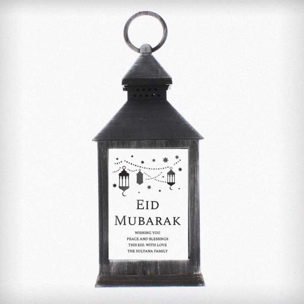 Modal Additional Images for Personalised Eid Black Lantern