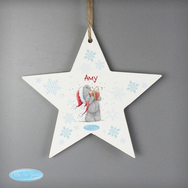 Modal Additional Images for Personalised Me To You Wooden Wooden Star Decoration