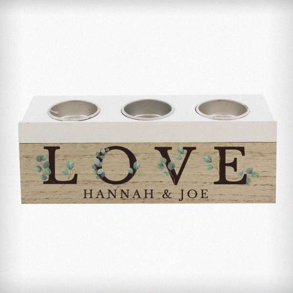 Modal Additional Images for Personalised Botanical Triple Tea Light Box