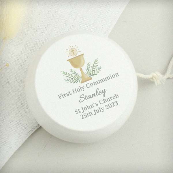 (image for) Personalised First Holy Communion Wooden Yoyo - Click Image to Close
