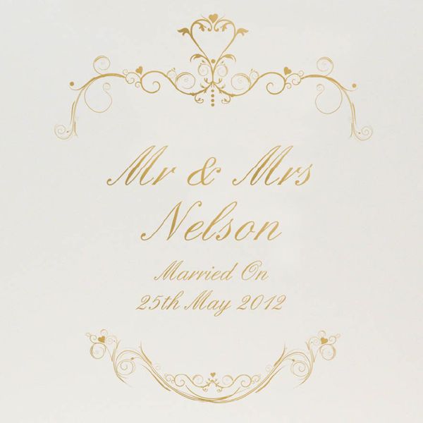 Modal Additional Images for Personalised Gold Ornate Swirl Traditional Album