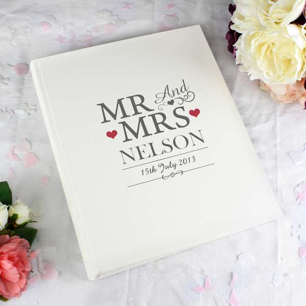 (image for) Personalised Mr & Mrs Traditional Album