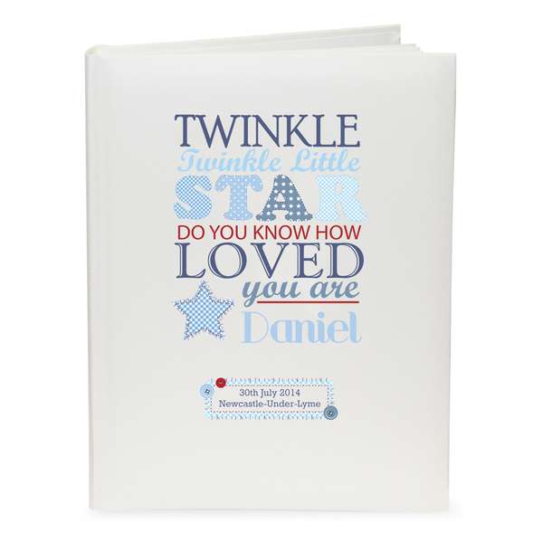 (image for) Personalised Twinkle Boys Traditional Album - Click Image to Close