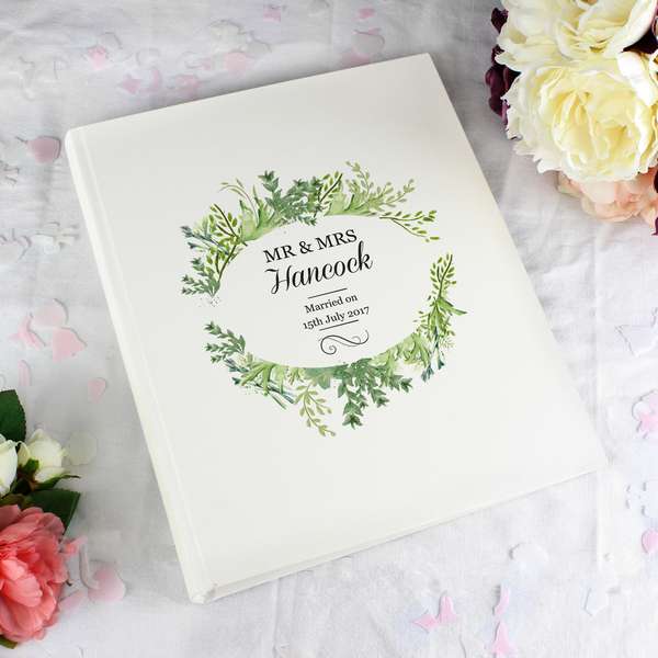 (image for) Personalised Fresh Botanical Traditional Album - Click Image to Close