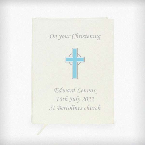 Modal Additional Images for Personalised Blue Cross Holy Bible - Eco-friendly