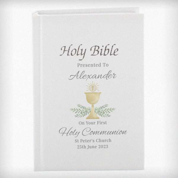 Modal Additional Images for Personalised First Holy Communion Holy Bible