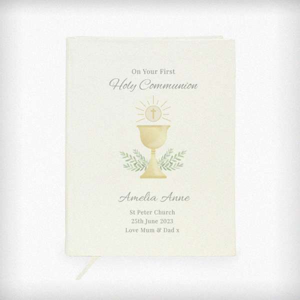 (image for) Personalised First Holy Communion Holy Bible - Eco-friendly - Click Image to Close
