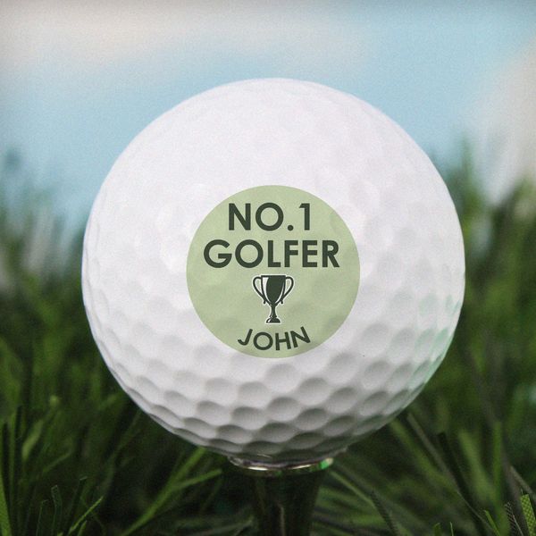 (image for) Personalised No.1 Golfer Golf Ball - Click Image to Close