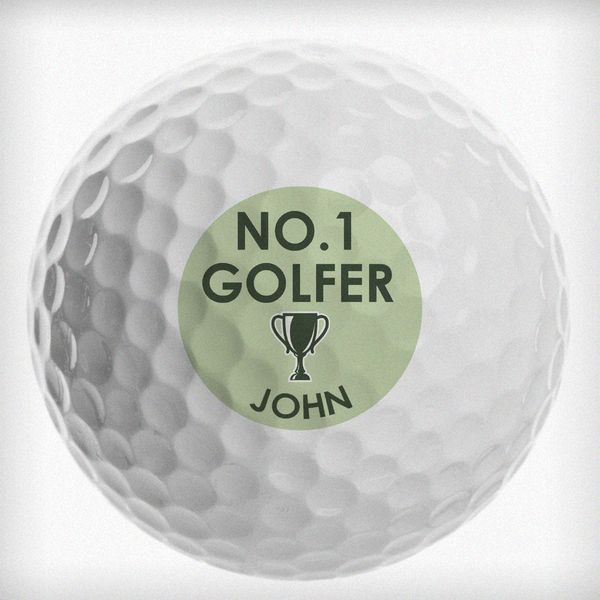(image for) Personalised No.1 Golfer Golf Ball - Click Image to Close