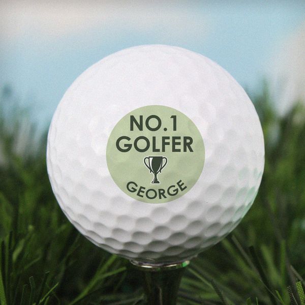 Modal Additional Images for Personalised No.1 Golfer Golf Ball