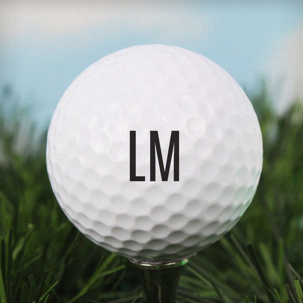 Modal Additional Images for Personalised Initials Golf Ball