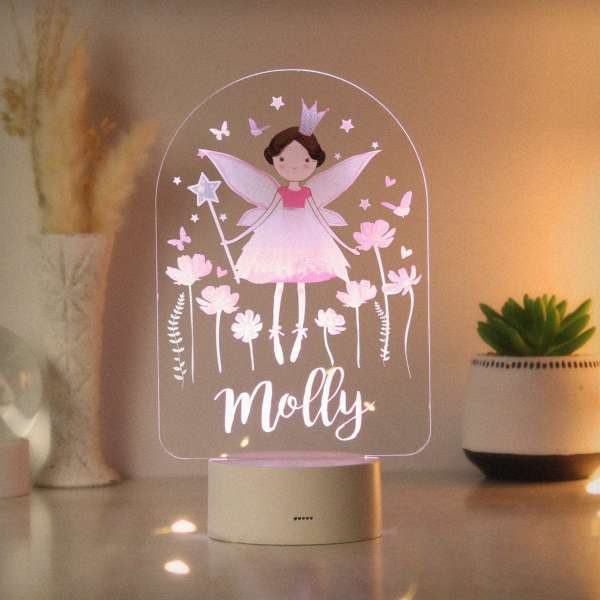 (image for) Personalised Fairy LED Colour Changing Night Light