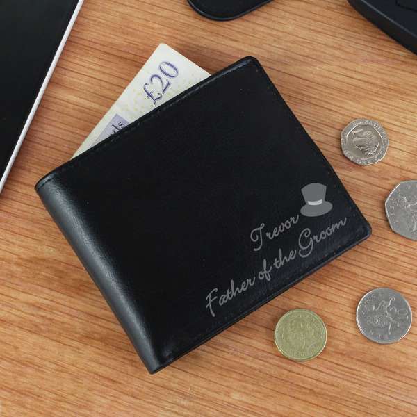 (image for) Personalised Top Hat Leather Wallet