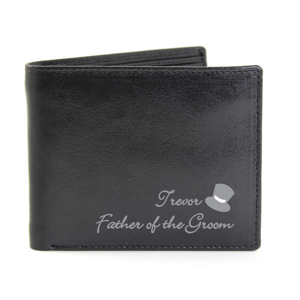 (image for) Personalised Top Hat Leather Wallet - Click Image to Close