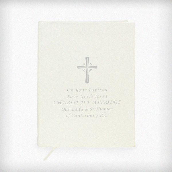 (image for) Personalised Silver Companion Holy Bible - Eco-friendly - Click Image to Close