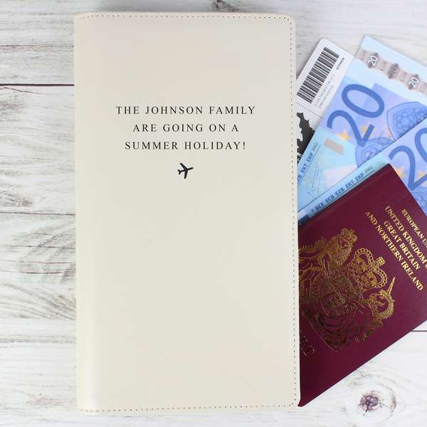 Modal Additional Images for Personalised Any Message Travel Document Holder