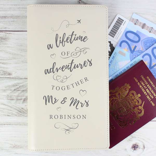 Modal Additional Images for Personalised A Lifetime Of... Travel Document Holder