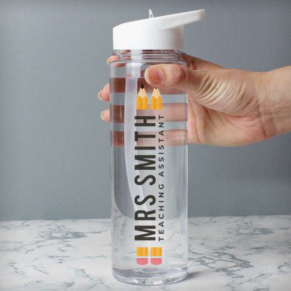 (image for) Personalised Teacher Water Bottle - Click Image to Close
