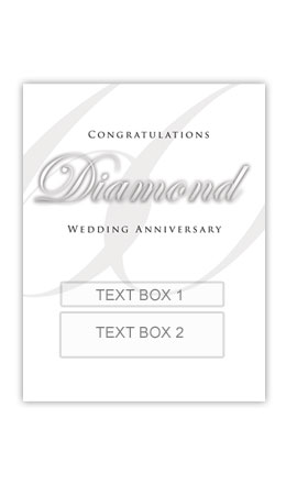 (image for) Diamond Anniversary Personalised Gift Wine - Click Image to Close