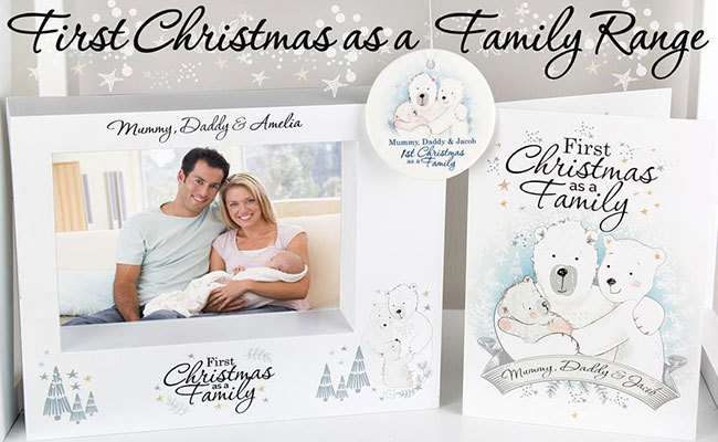 Personalised 1st Christmas As Family Gift