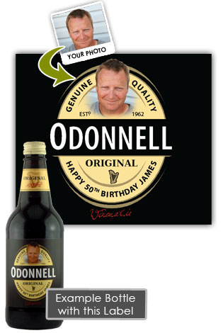 (image for) 2x Personalised Guinness Beer Birthday Present Bottles 500ml - Click Image to Close