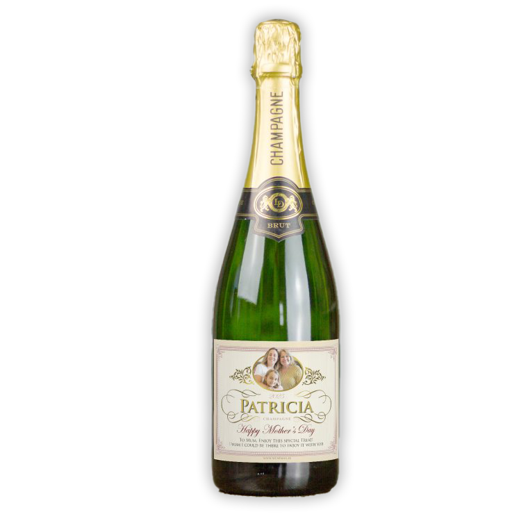 Mothers Day Personalised Champagne